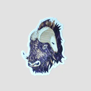 Winter's Warmth (Musk Ox) Vinyl Sticker