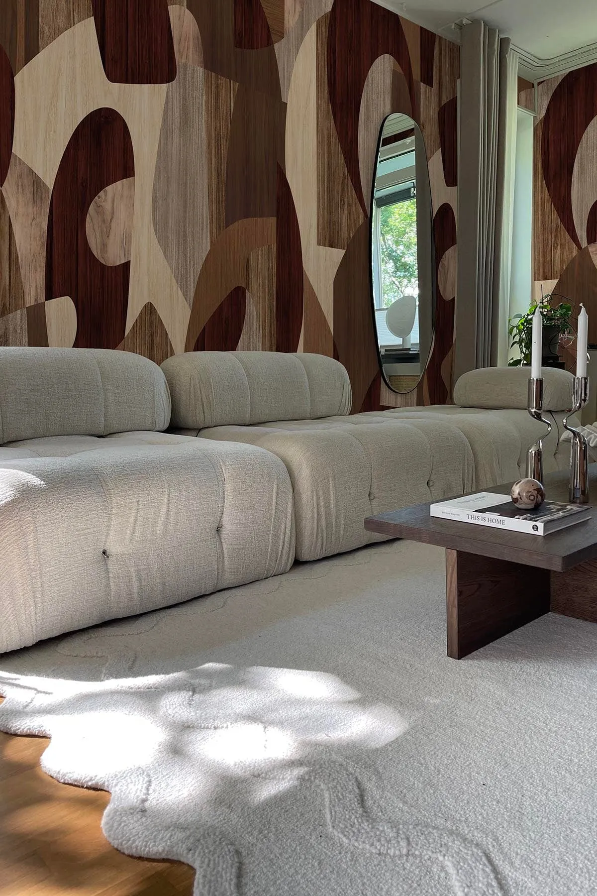 Wood Intarsia Brown
