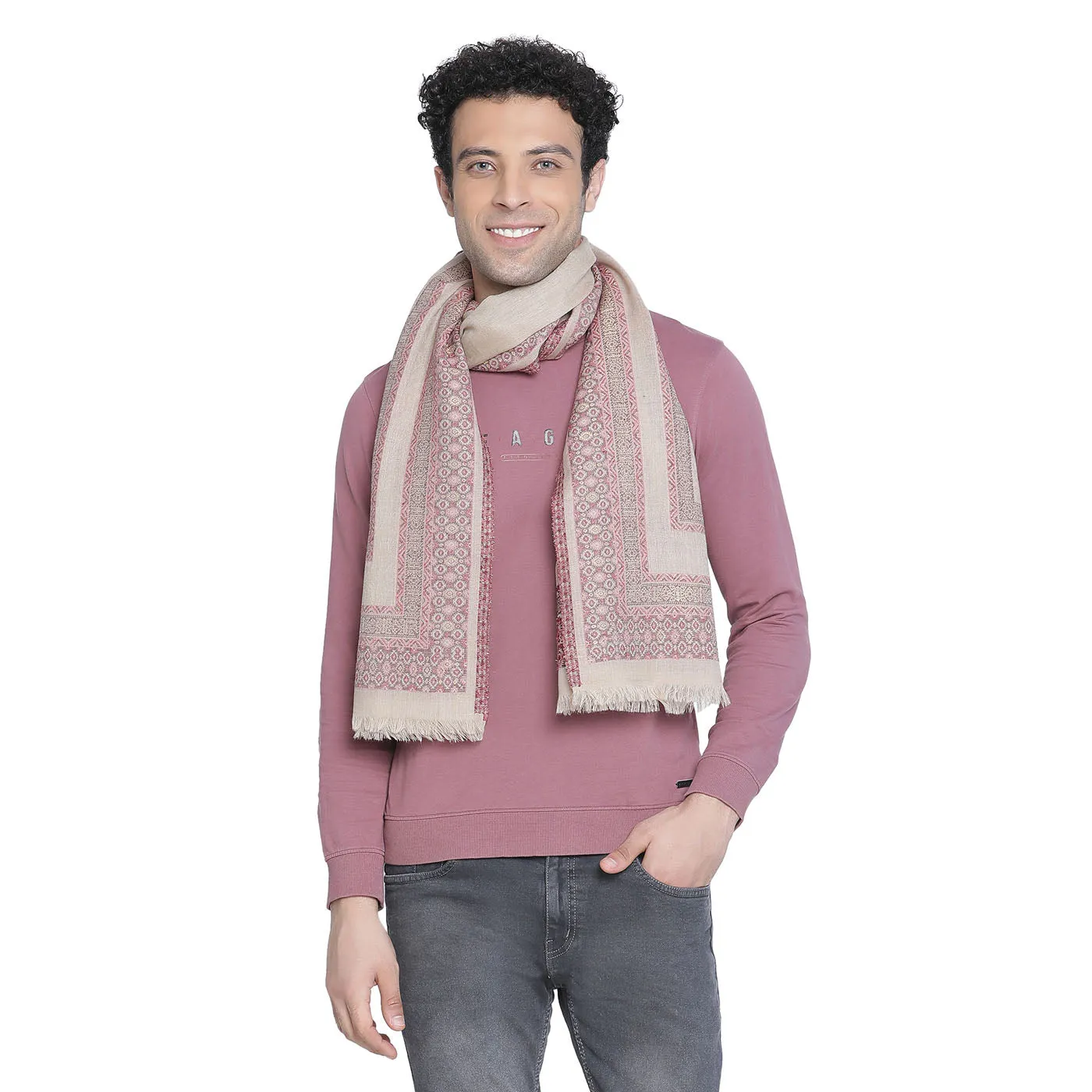 Wool Lurex Men Muffler